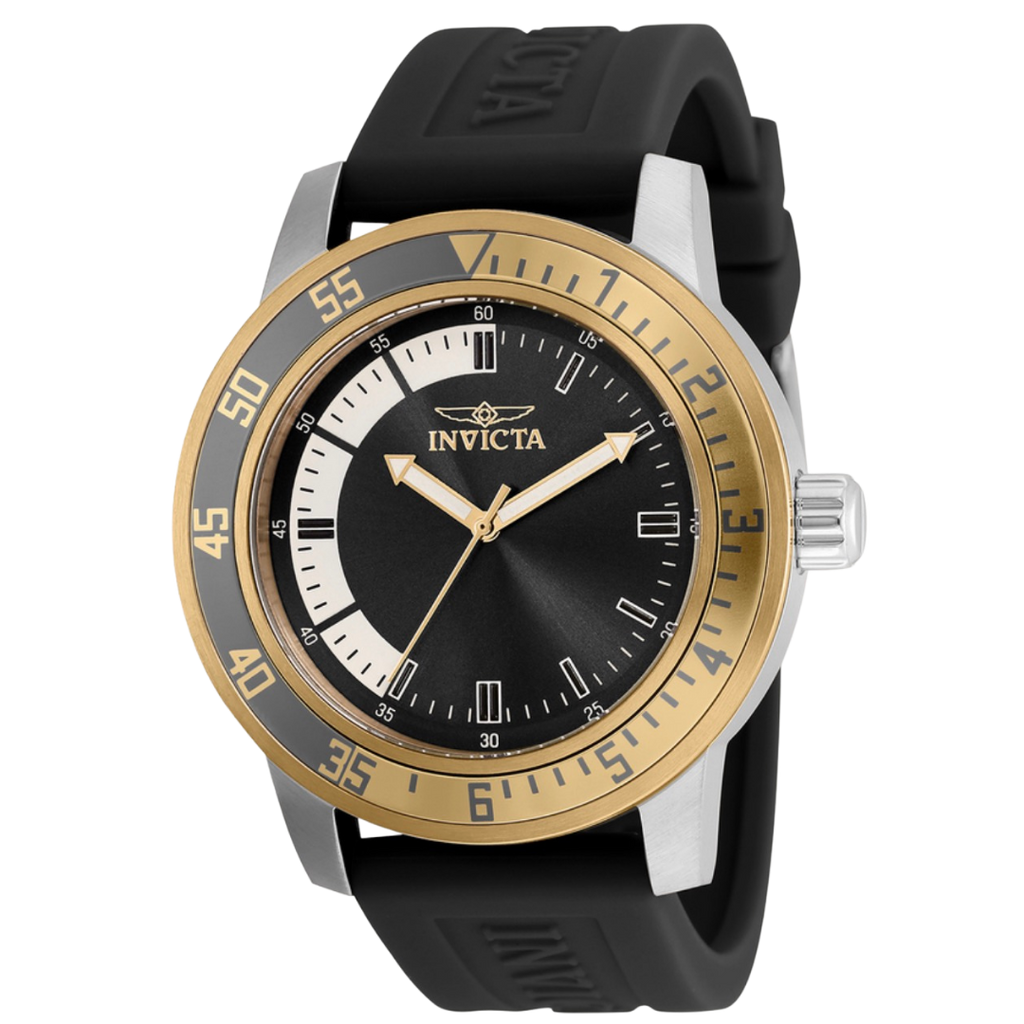 Invicta Specialty con pulso de silicona negro
