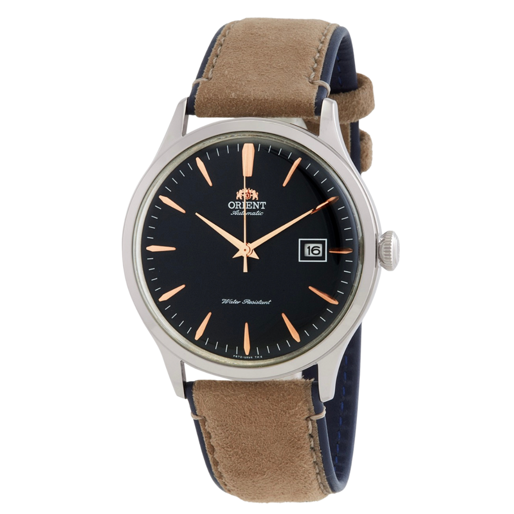 Orient Triton automático con pulso de cuero chocolate