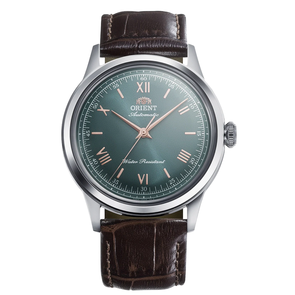 Orient Bambino Classic automático con pulso de cuero chocolate