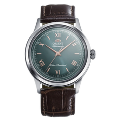 Orient Bambino Classic automático con pulso de cuero chocolate