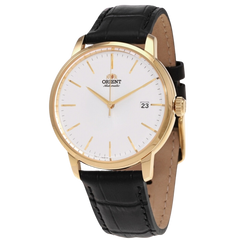 Orient Contemporary automático con pulso de cuero negro