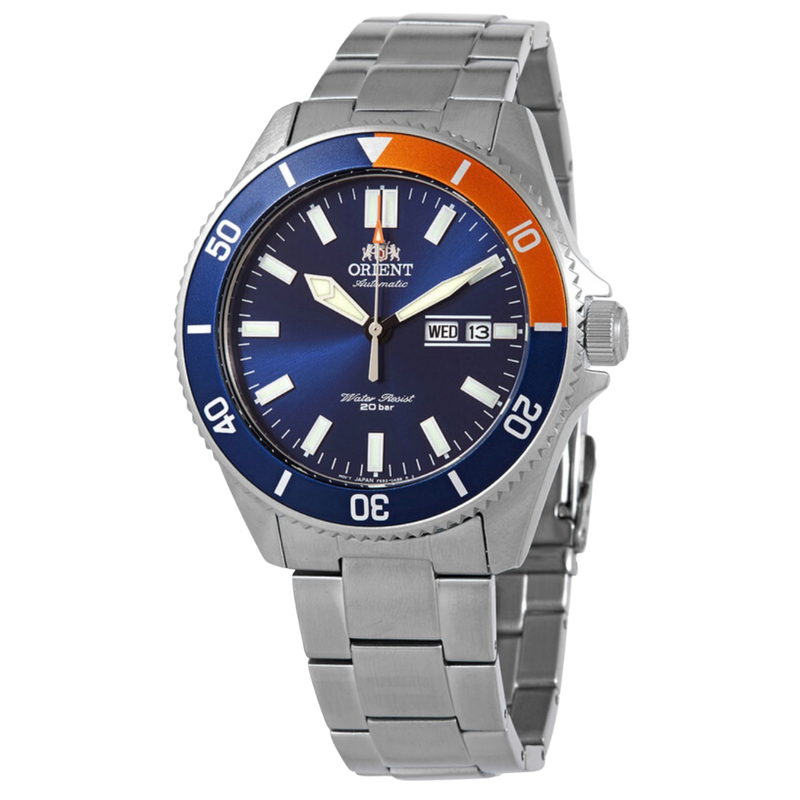 Orient Kanno automático en acero inoxidable con dial azul