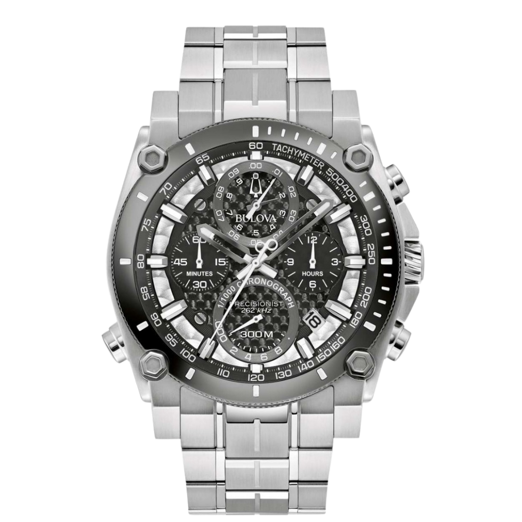 Bulova Precisionist Stainless Steel Men's Watch