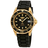 Invicta Pro Diver Automatic Black Silicone Men's Watch