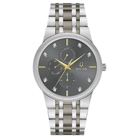 Bulova Modern Bul Quartz Diamond Grey Dial Men's Watch