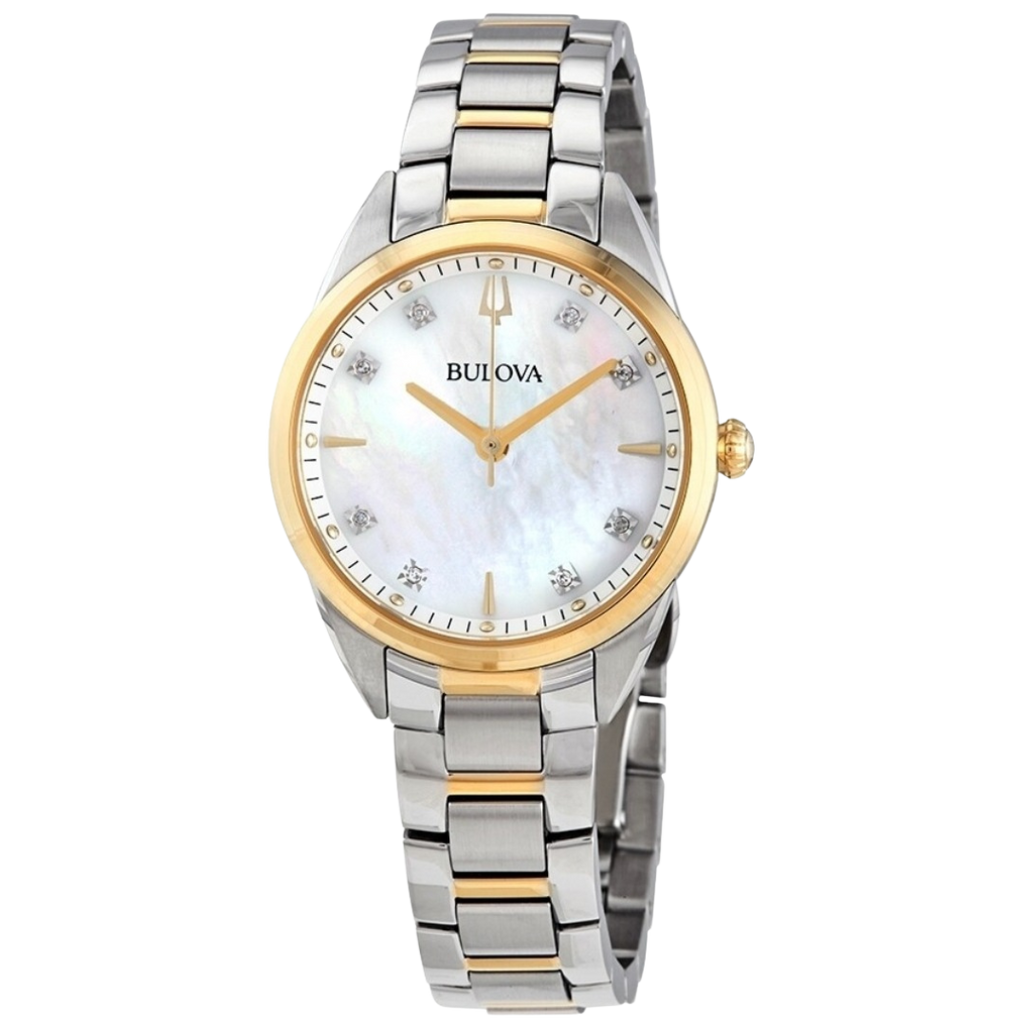 Bulova Sutton Diamond Mother of Pearl Dial Women's Watch