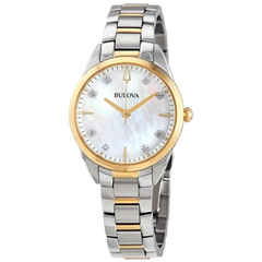 Bulova Sutton Diamond Mother of Pearl Dial Women's Watch