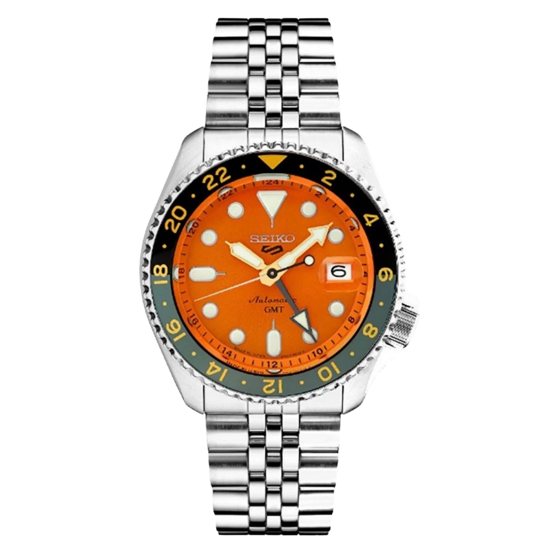 Seiko 5 Sports GMTautomático en acero inoxidable