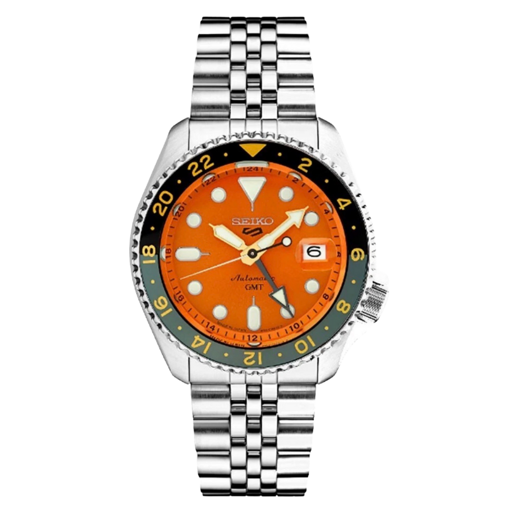 Seiko 5 Sports GMTautomático en acero inoxidable