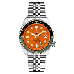 Seiko 5 Sports GMTautomático en acero inoxidable