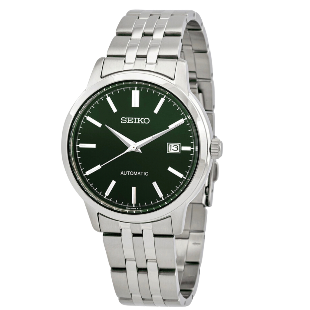 Seiko Automatic en acero inoxidable con dial verde