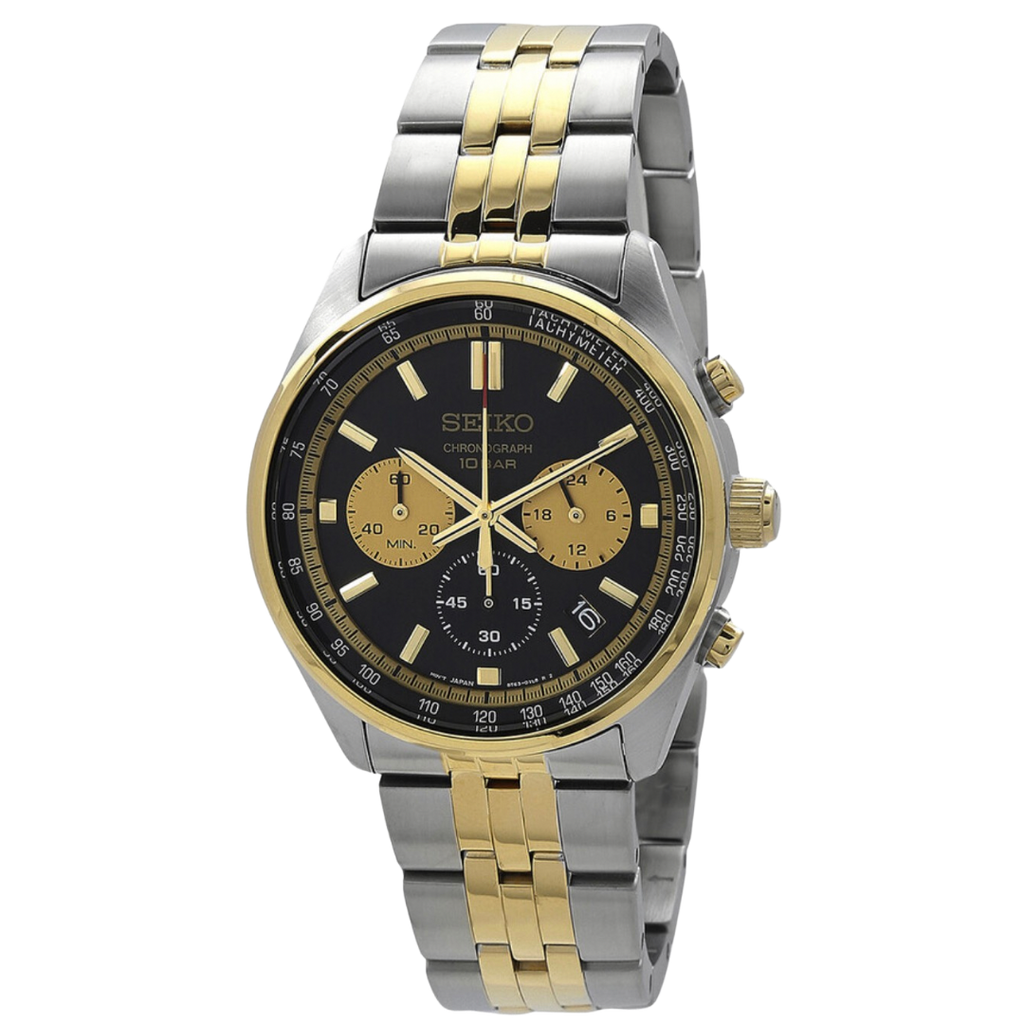 Seiko Chronograph en acero inoxidable de dos tonos