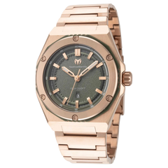 TechnoMarine Coral para dama en acero inoxidable tonalidad oro rosa
