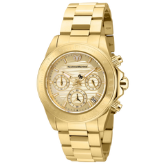 TechnoMarine Manta para dama en acero inoxidable color dorado