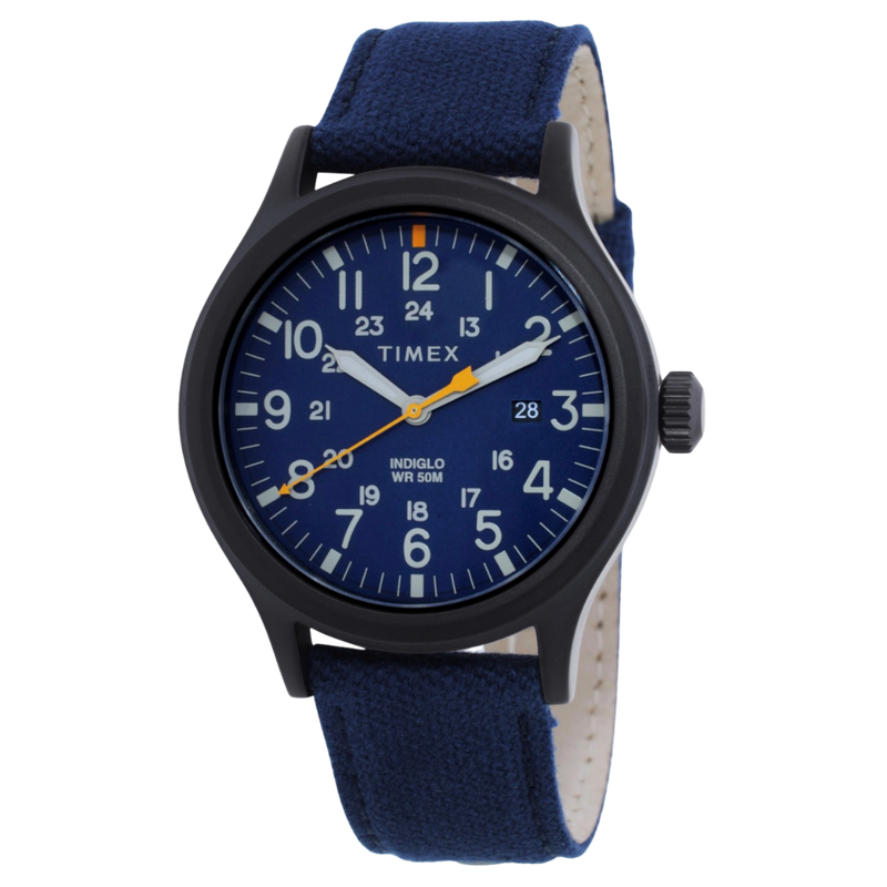 Timex Allied para caballero con pulso de nylon azul