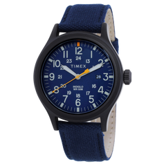 Timex Allied para caballero con pulso de nylon azul