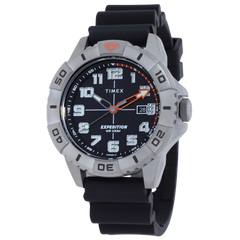 Timex Expedition para caballero con pulso de silicona negro