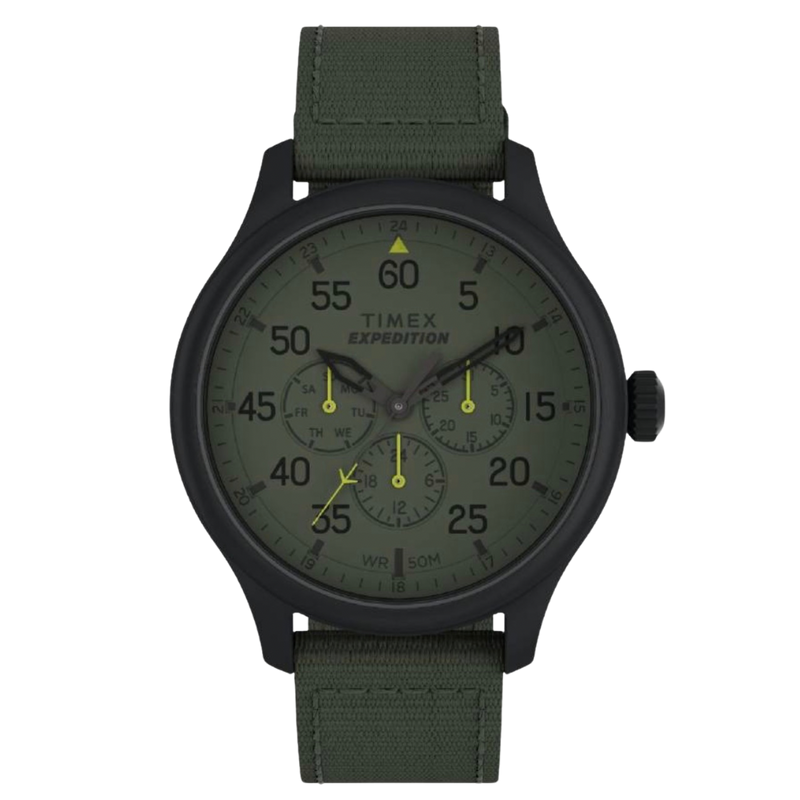 Timex Expedition para caballero con pulso de nylon verde