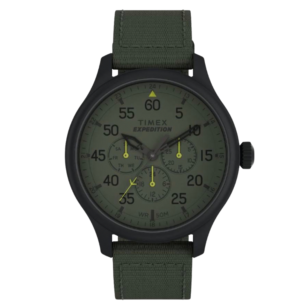 Timex Expedition para caballero con pulso de nylon verde