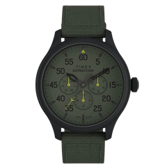 Timex Expedition para caballero con pulso de nylon verde