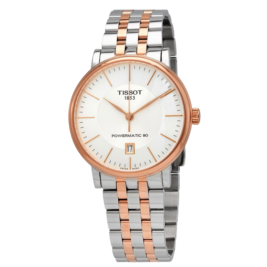 Tissot Carson Powermatic 80 en acero inoxidable de dos tonos