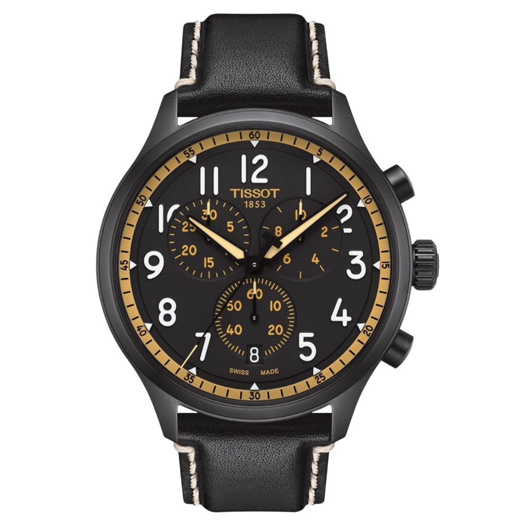 Tissot T-Sport para caballero con pulso de cuero negro