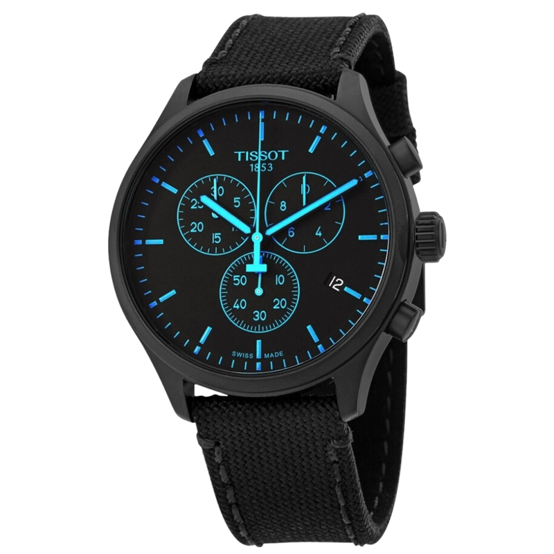 Tissot Chrono XL Chronograph con pulso de nylon negro