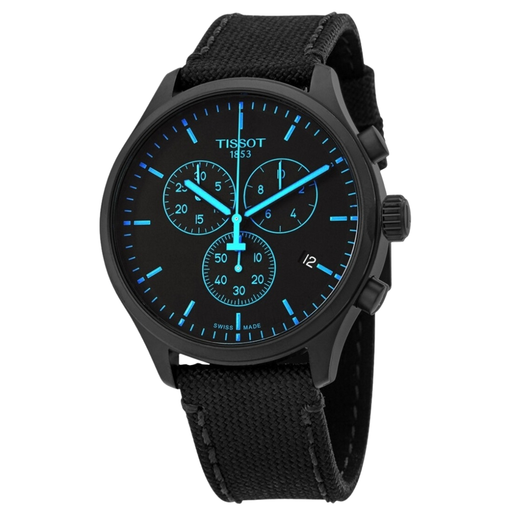 Tissot Chrono XL Chronograph con pulso de nylon negro