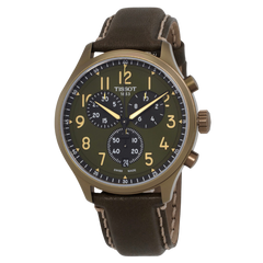 Tissot Chrono XL para caballero con pulso de cuero
