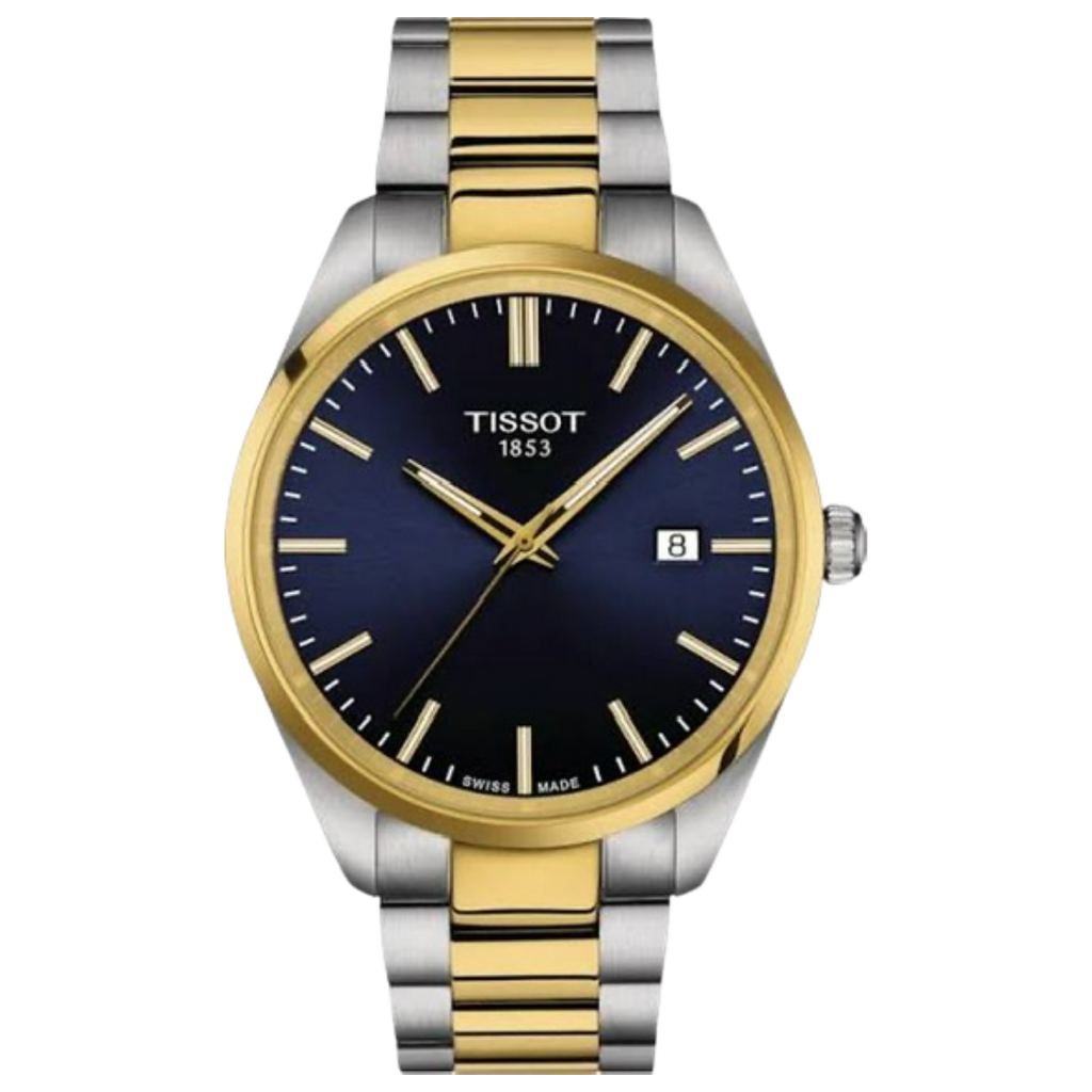 Tissot PR100 para caballero en acero inoxidable de dos tonos