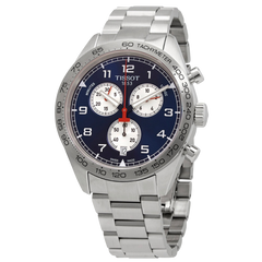 Tissot PRS 516 en acero inoxidable con dial azul
