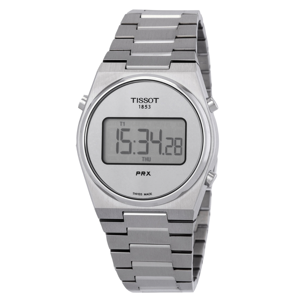 Tissot Digital para dama en acero inoxidable