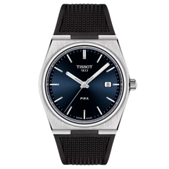 Tissot PRX para caballero con pulso de silicona negro