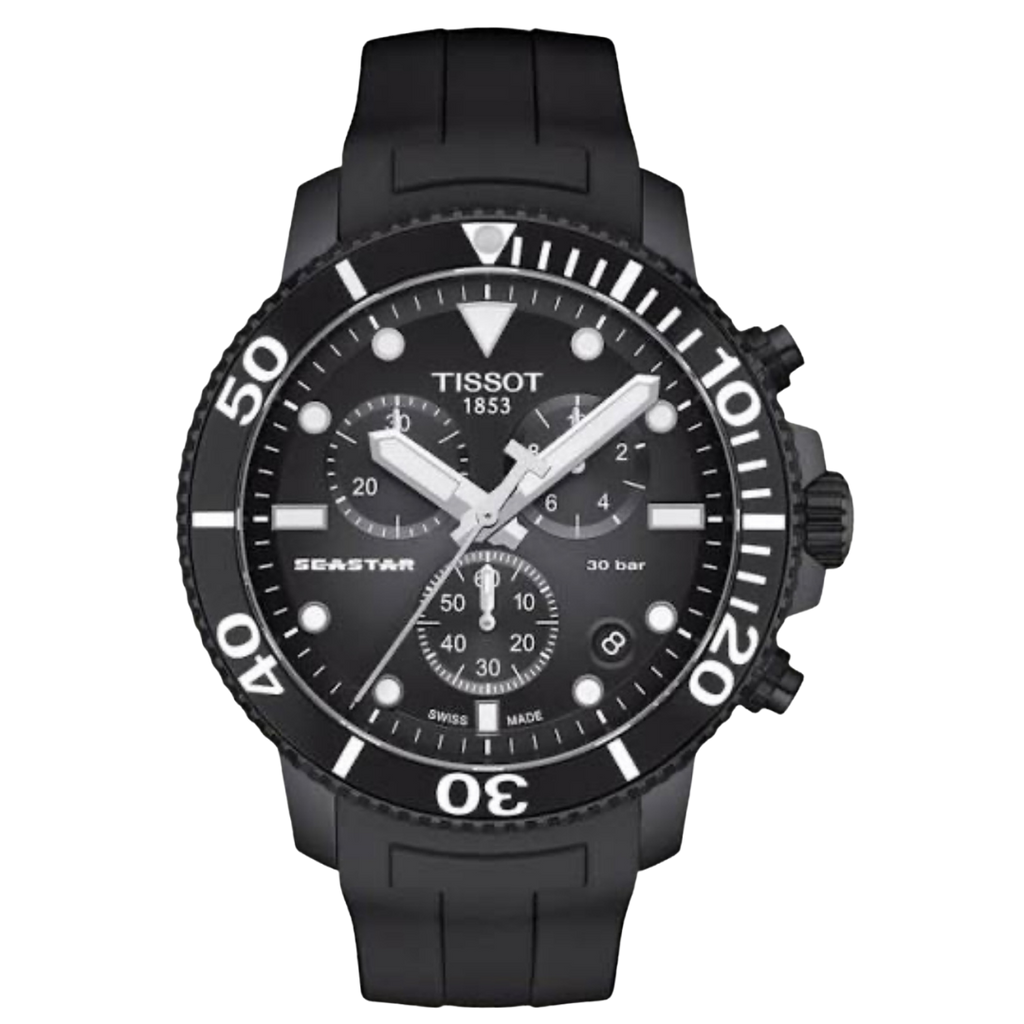 Tissot Seastar 1000 con pulso de silicona negro