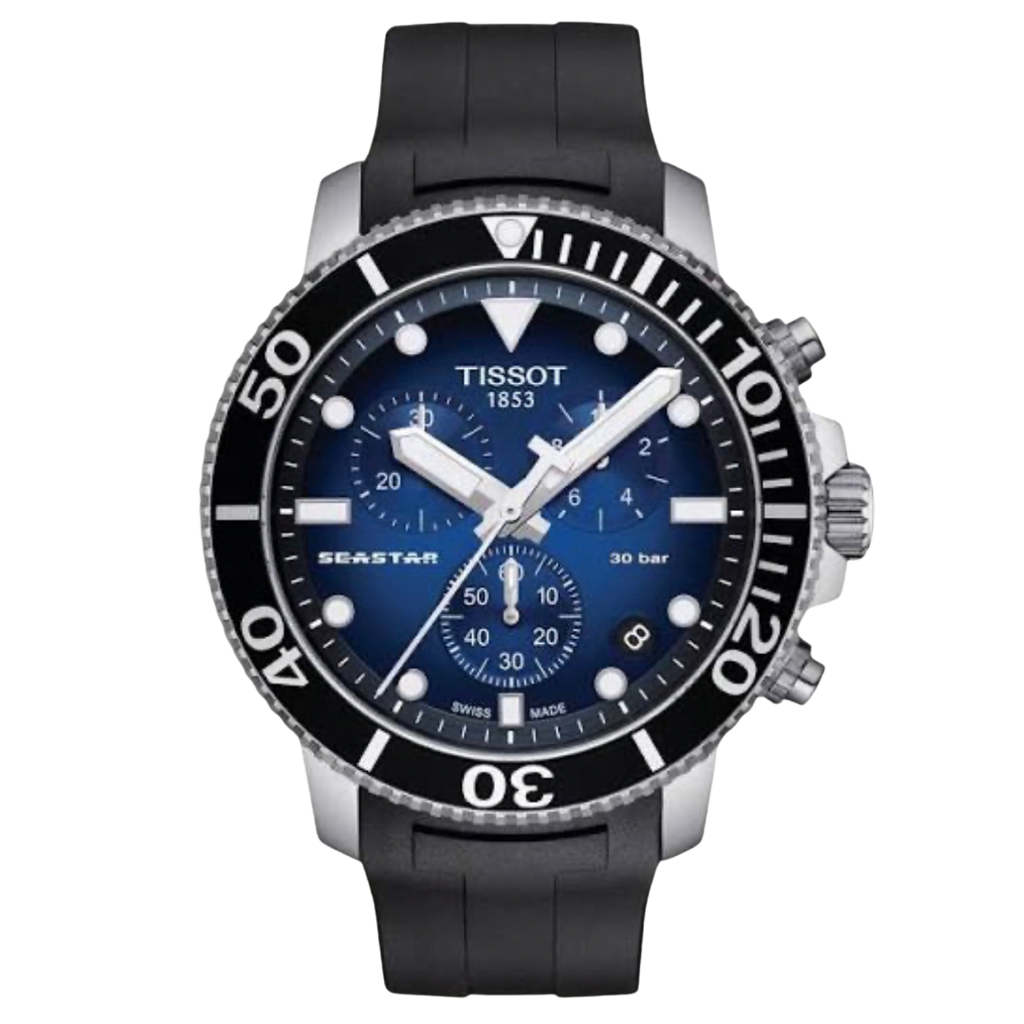 Tissot Seastar 1000 con pulso de silicona negro