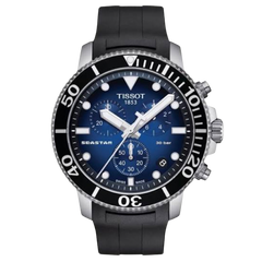 Tissot Seastar 1000 con pulso de silicona negro