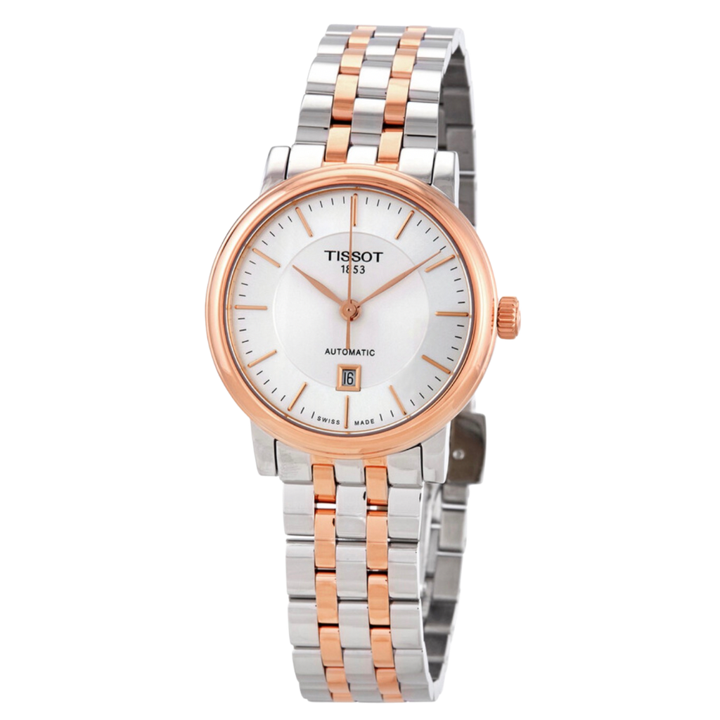 Tissot T-Classic automático para dama en acero inoxidable
