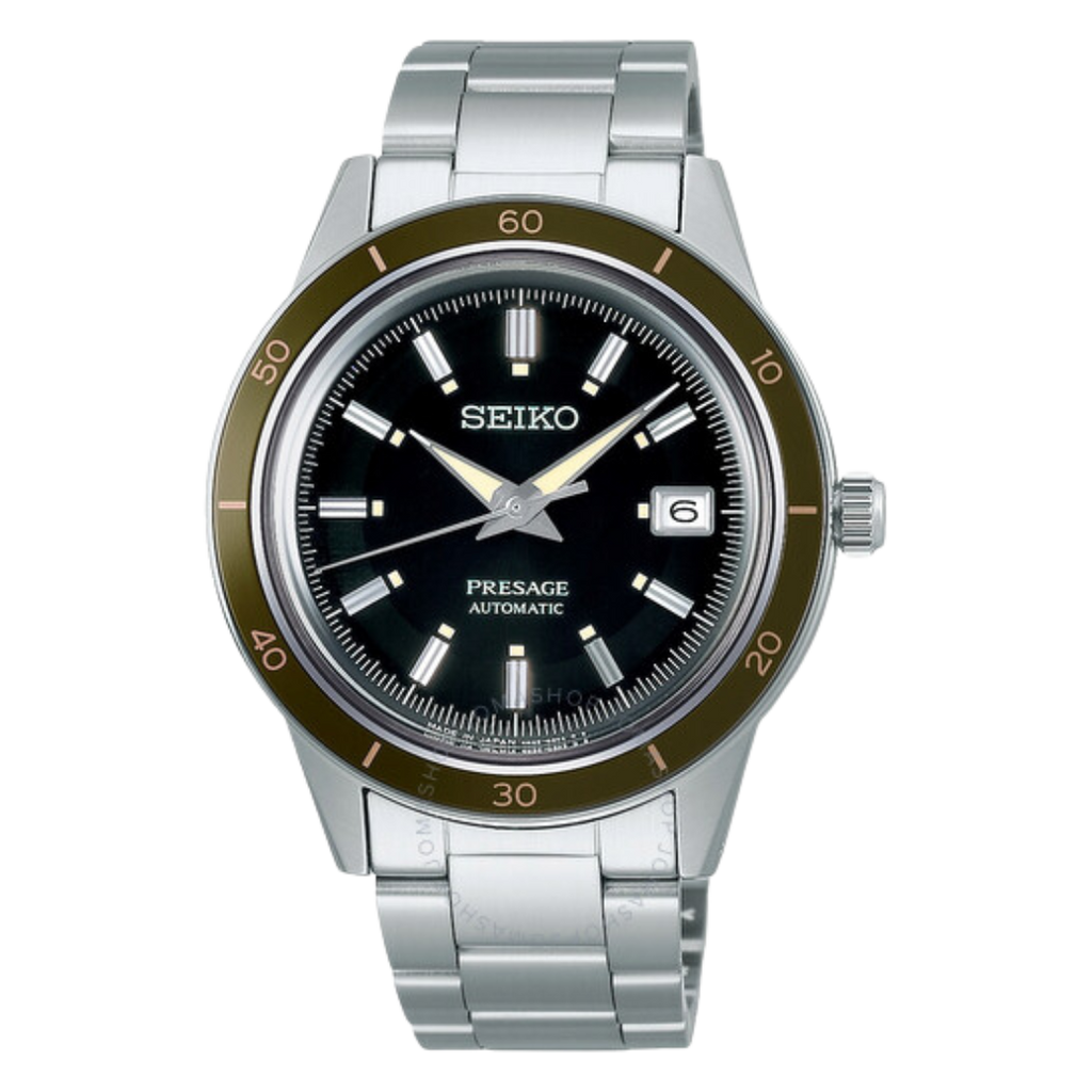 SEIKO Presage Automatic Black Dial Men's Watch