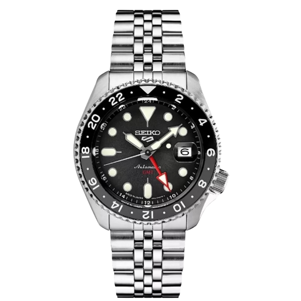 Seiko 5 Sports GMT Automatic Stainless Men's Watch