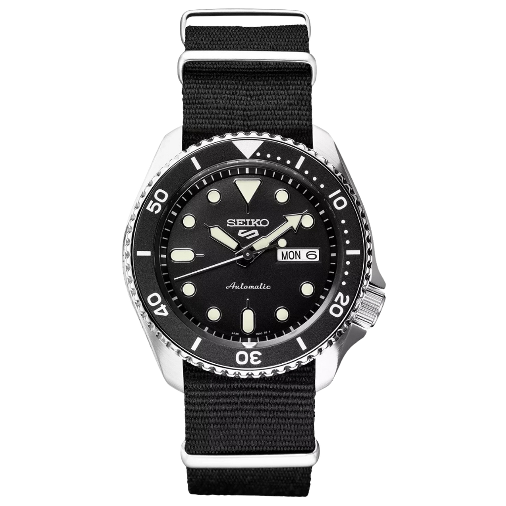 Seiko 5 Sports Automatic Black Dial Men's Watch