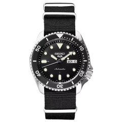 Seiko 5 Sports Automatic Black Dial Men's Watch