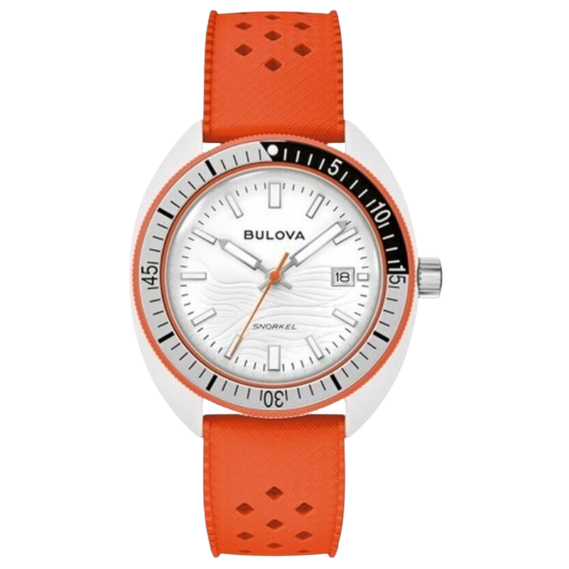 Bulova Snorkel Clownfish Quartz White Dial Men's Watch