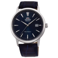 Orient Automatic Blue Dial Leather Men's Watch