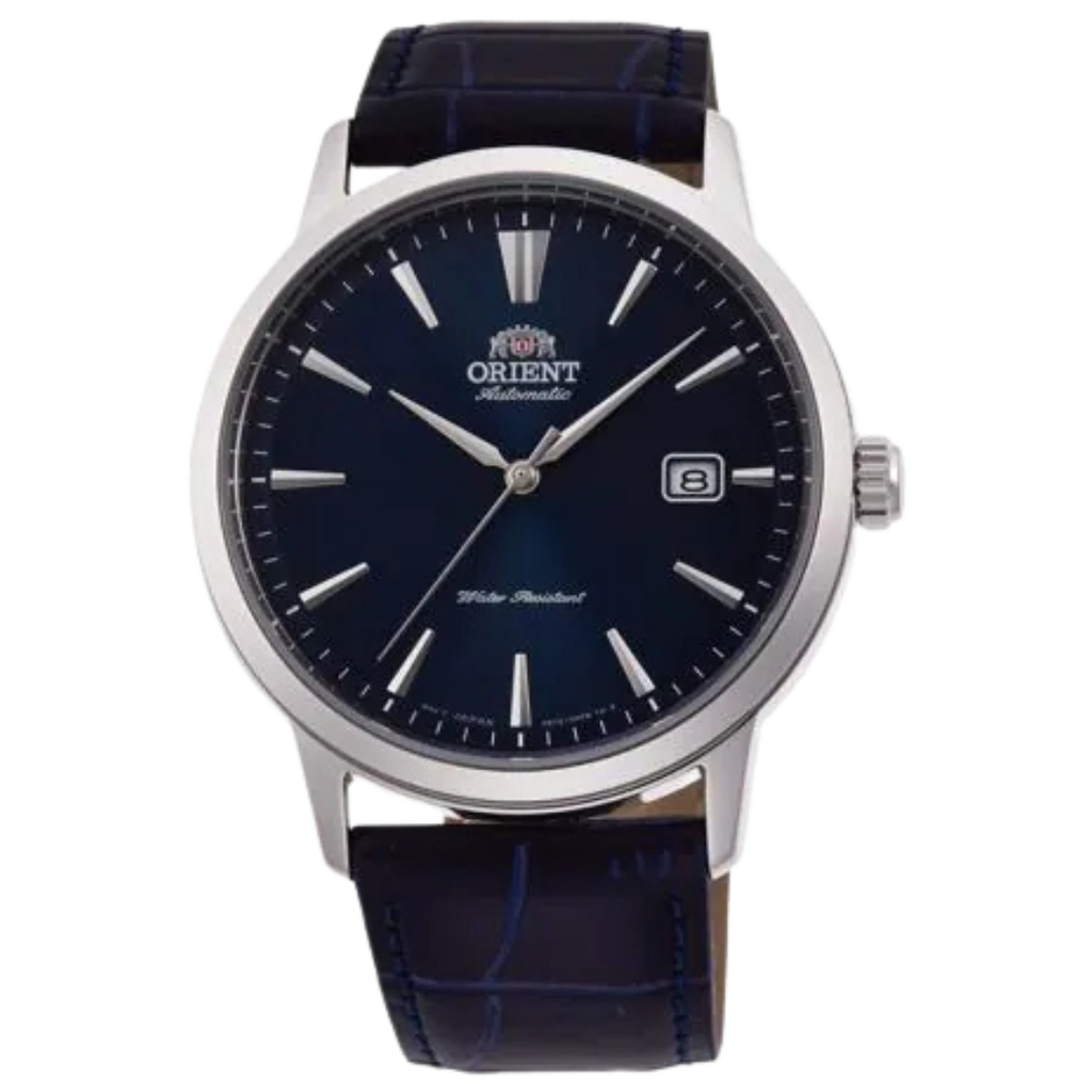 Orient Automatic Blue Dial Leather Men's Watch