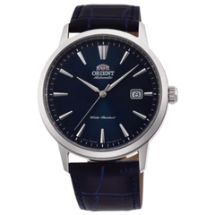 Orient Automatic Blue Dial Leather Men's Watch