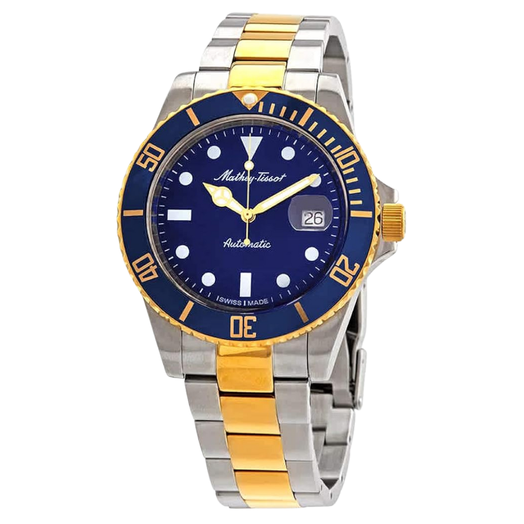 Mathey-Tissot Vintage Automatic Blue Dial Men's Watch