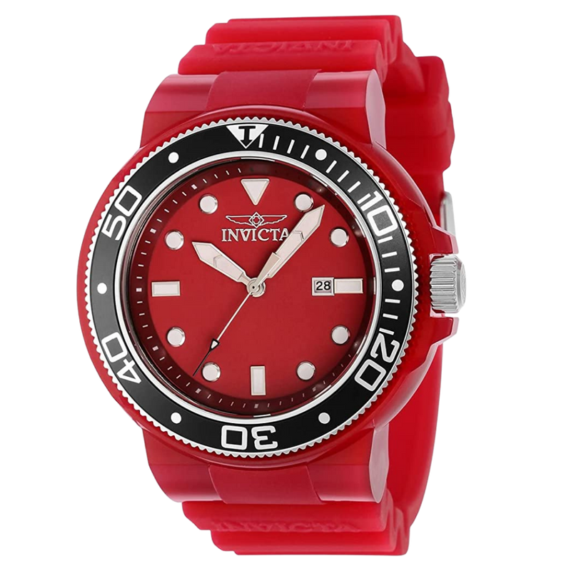 Invicta Pro Diver Red Dial Men's Watch